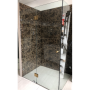 Jara Square Shape Frameless Shower Screen 800 * 800 * 2000mm